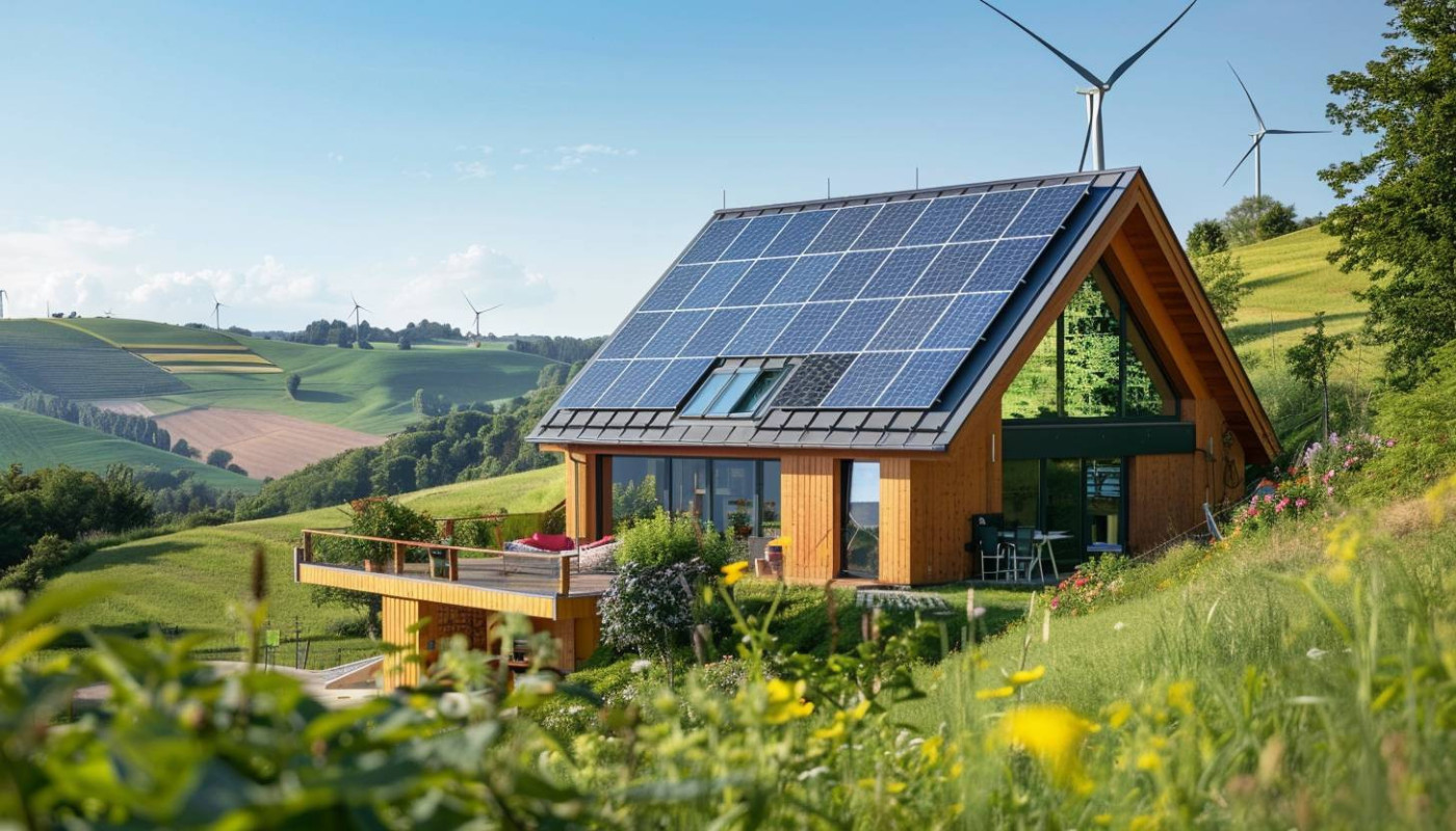 Effiziente Kombination von Photovoltaik und Windenergie für nachhaltige Häuser